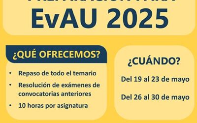 Curso Intensivo para Preaparación de EvAU 2025